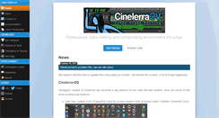 Desktop Screenshot of cinelerra-cv.org