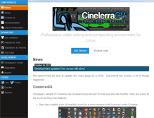 Tablet Screenshot of cinelerra-cv.org